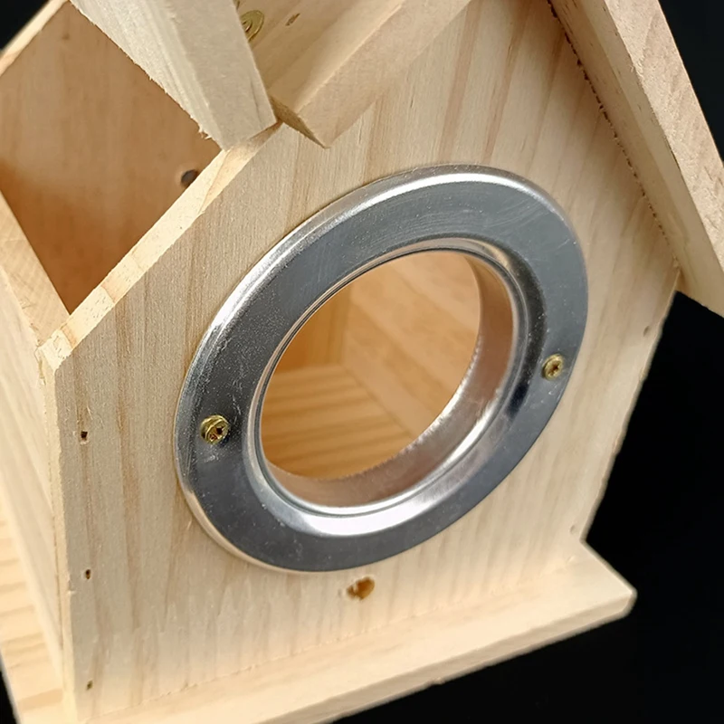 Parrot Bird House ป้องกันสิ่งแวดล้อม Bird Nest ฟักไข่ Living Warm Nest สวย Handmade แขวน Bird House