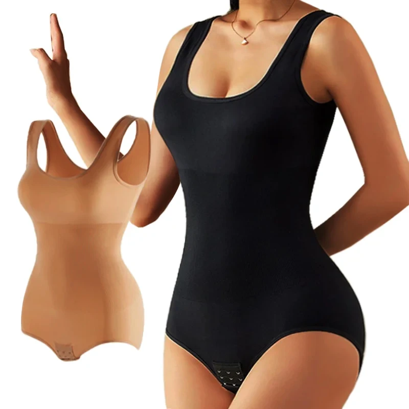 Women Slimming Bodysuit One-Piece Tummy Control Shapewear Female Jumpsuit Body Shaper Butt Lifter Panty Modeling Underwear