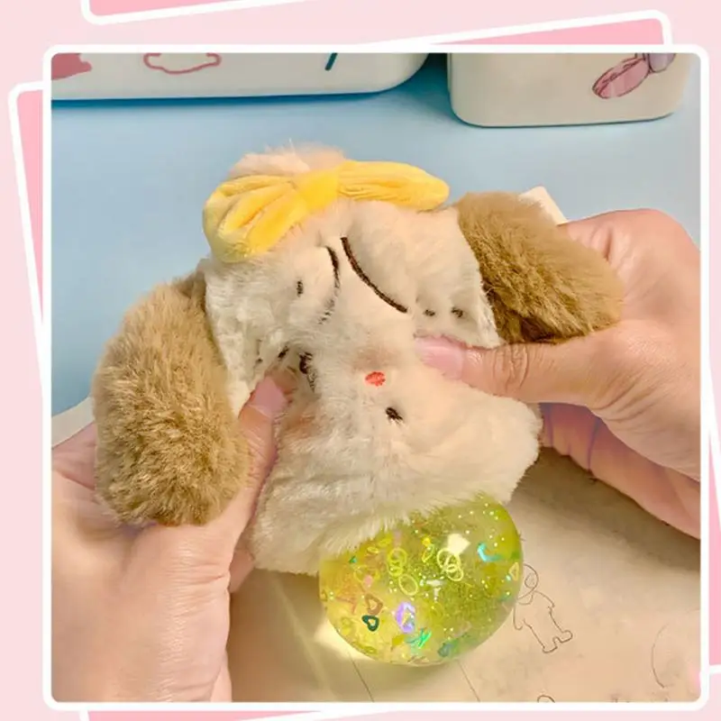 Juguete de peluche para apretar, colgante de Animal de dibujos animados, decoración de escritorio, figuritas coleccionables, bolsa para adolescentes, adornos