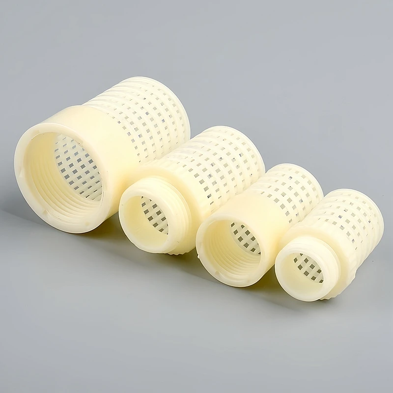 ABS White Female/Male Filter Cup Garden Irrigation Fittings Aquarium Fish Tank Filter Water Pump Hose Plastic Impurity Filters