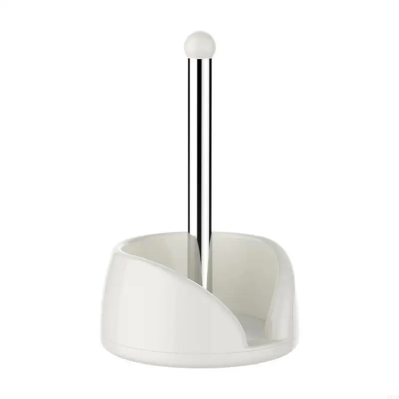 

581D Modern Rotating Tissue Dispenser With Storage Compartment Waterproof Paper Towel Holder Home Essential