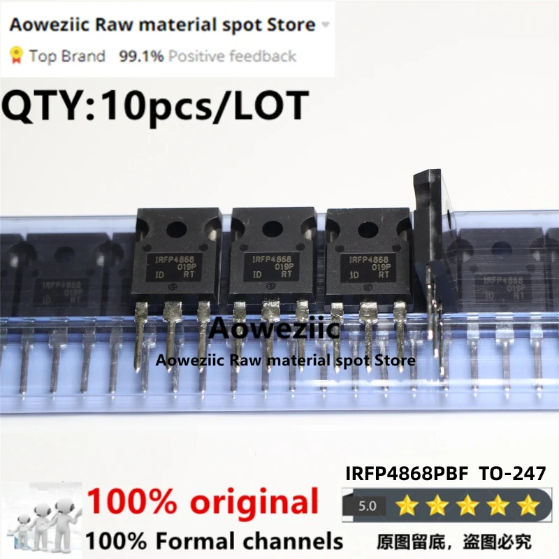 Aoweziic 2020+ 100% nowy importowany oryginalny IRFP4868PBF IRFP4868 TO-247 N-kanałowy MOS FET 300V 70A