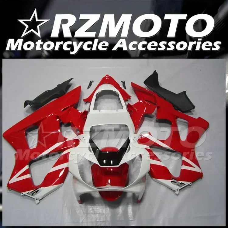 

4Gifts New ABS Motorcycle Fairings Kit Fit for HONDA CBR900RR 929 2000 2001 00 01 CBR929 Bodywork Set Custom Red White