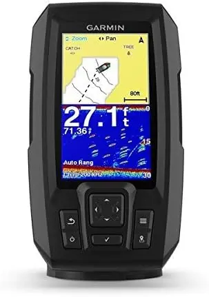 Garmin Striker Plus 4 with Dual-Beam transducer and Protective Cover, 4 inch Screen