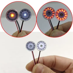 LED Simulation Metal Independent Angel Eyes Taillight for 1/14 Tamiya RC Truck Scania R730 R620 R470 56323 Diy Parts