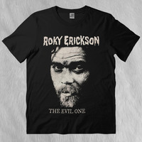 Roky Erickson The Evil One 1981 Style Black New Tee Shirt