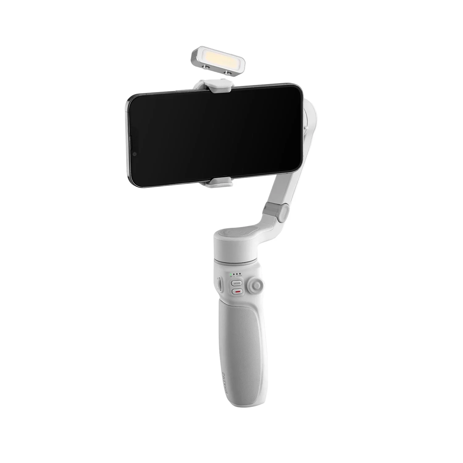 Zhiyun Smooth Q4 3-Axis مثبت أفقي للهاتف الذكي مع حامل ثلاثي القوائم بمقبض ضوء LED لـ Youtube 13 12 /Galaxy S21 Ultra