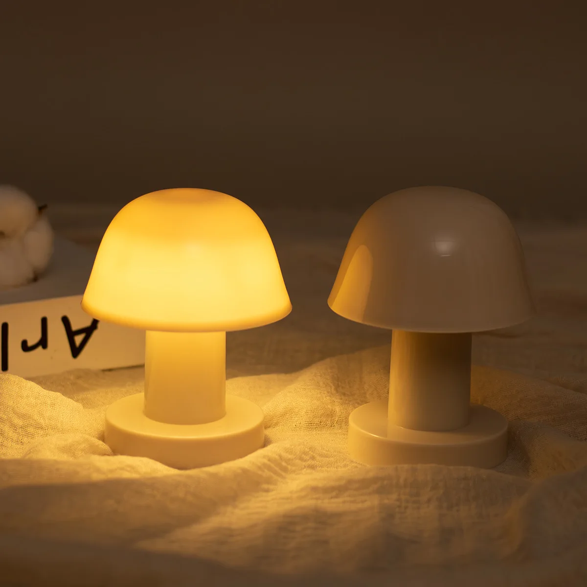 Mushroom  Lamp Simulated Electronic Candle Bedroom Atmosphere Decorative Lights