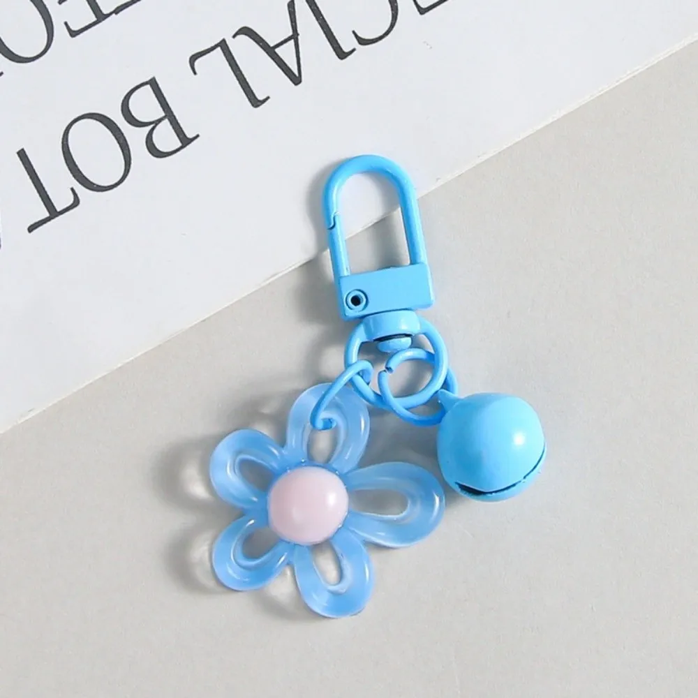 Cute Resin Flower Multi-Purpose Jelly Flower Key Ring Pendant Bag Decoration Kid Gift