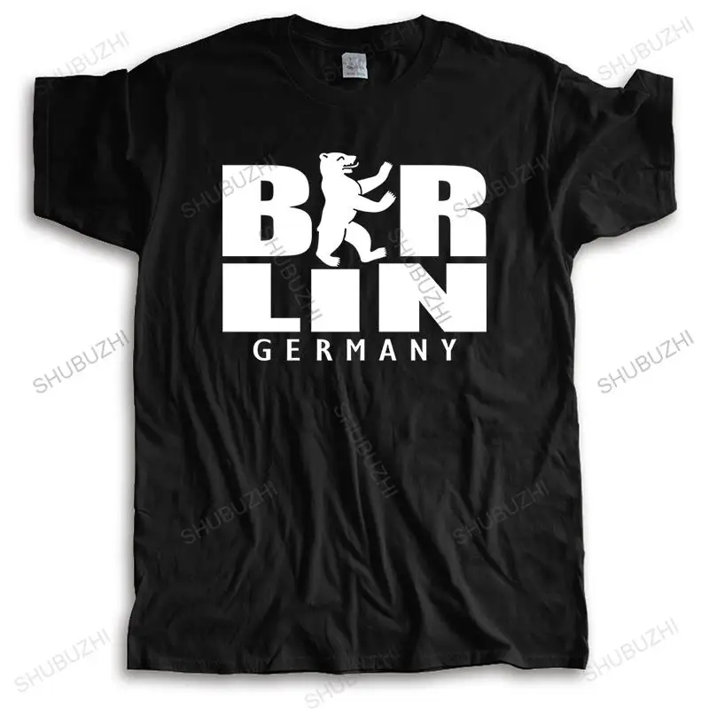 New cotton tees fashion t-shirt Men o-neck summer tshirt Berlin Germany unisex tee-shirt women loose cool top printing tees