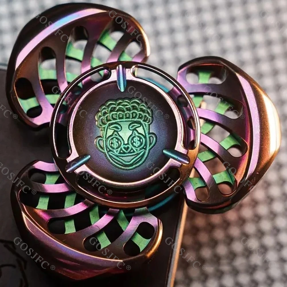 ZacLab EDC Mini Fidget Spinner Beijing Limited TitaniumGyro jouet anti-Stress Fidget jouets pour adultes