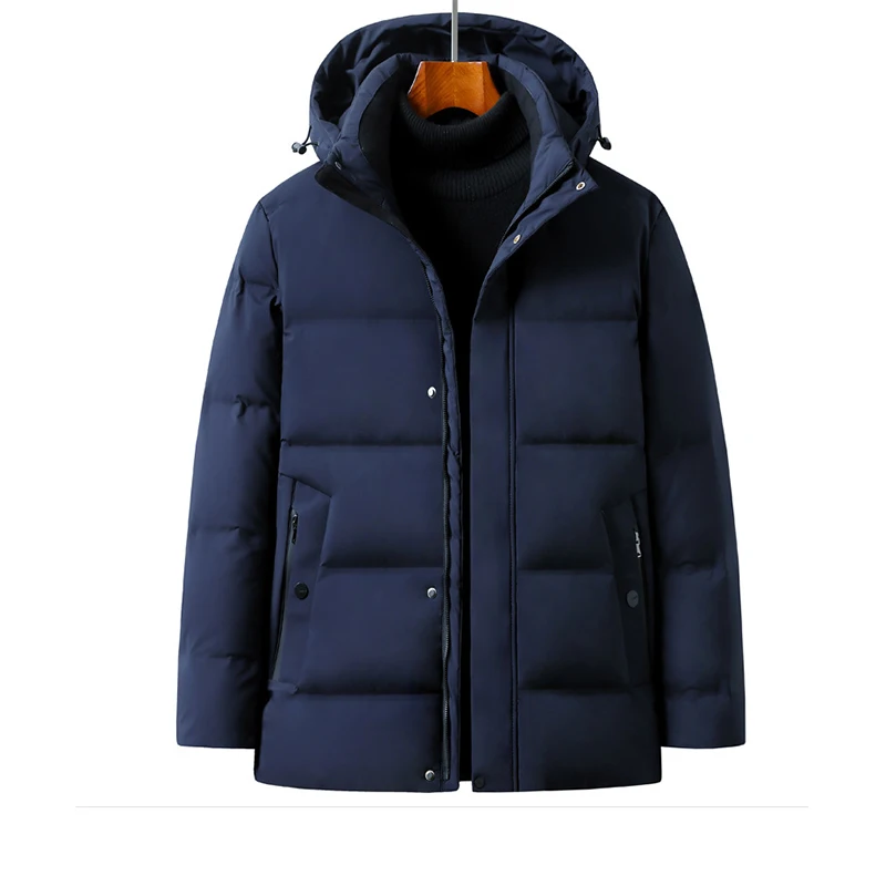 Down Jacket Men's Winter New Versatile Short Style for Warmth and Casual Thickening