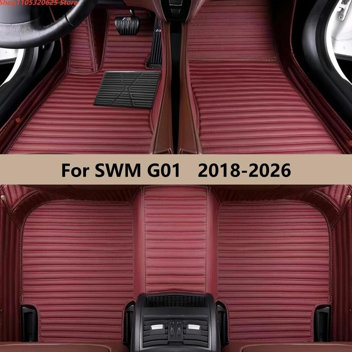 

Car Floor Mats Fit For SWM G01 2018 2019 2020 2021 2022 2023 2024 2025 2026 Auto Foot Pads Carpet Leather Matts