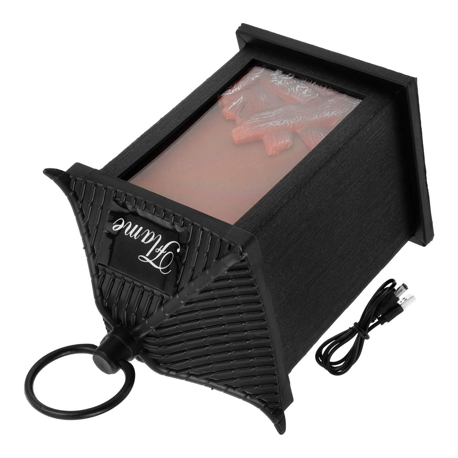 

Светодиодный светильник-фонарь для камина с искусственным пламенем, прочный и безопасный дизайн, уютное теплое освещение для праздничного декора в помещении, винтажный стиль