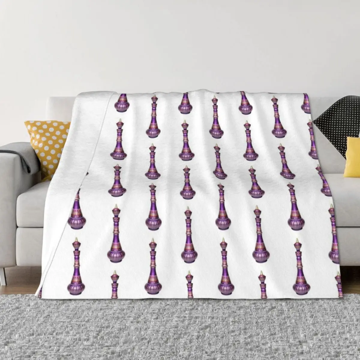 

I Dream of Jeannie Bottle - Jeannie's bottle Throw Blanket Retros Thermal Warm Blankets