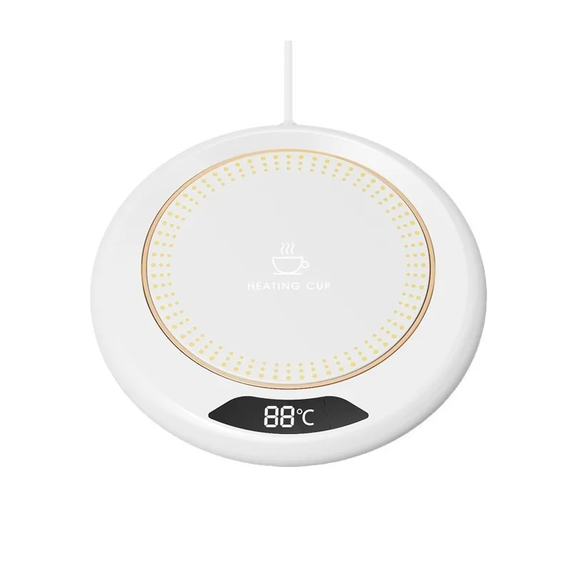 Mini scaldatazze USB portatile sottobicchiere riscaldante per tazza da caffè piastra riscaldante termostatica intelligente riscaldatore per riscaldamento acqua tè al latte