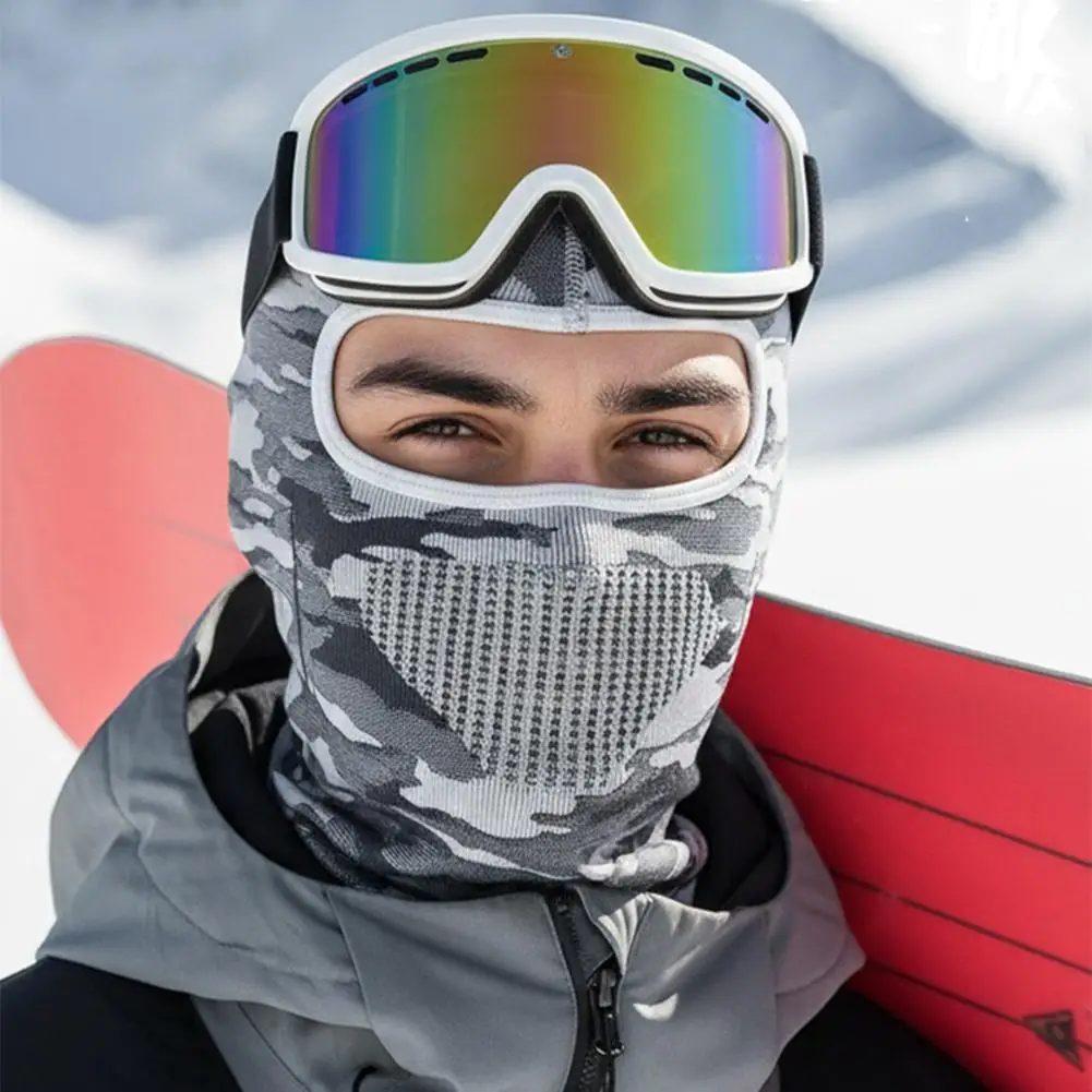 

Мужской и женский морозостойкий термошарф, зимняя лыжная шапка, Балаклава, полнолицевая маска, лыжный велосипедный охотничий чехол для шеи, подкладка для шлема, кепка