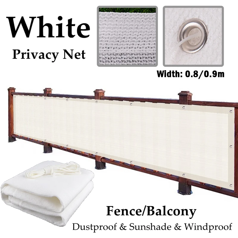 Filet de clôture en HDPE, hauteur 1.5m, Protection contre le vent, clôture de balcon, maille d'intim