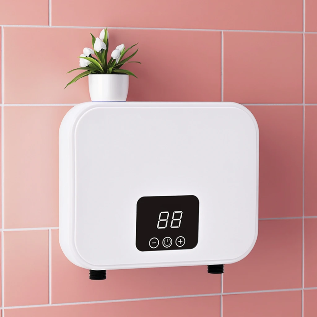 240V Wall Hung Mini Size Source Instant Water Heater Shower for Garage Use