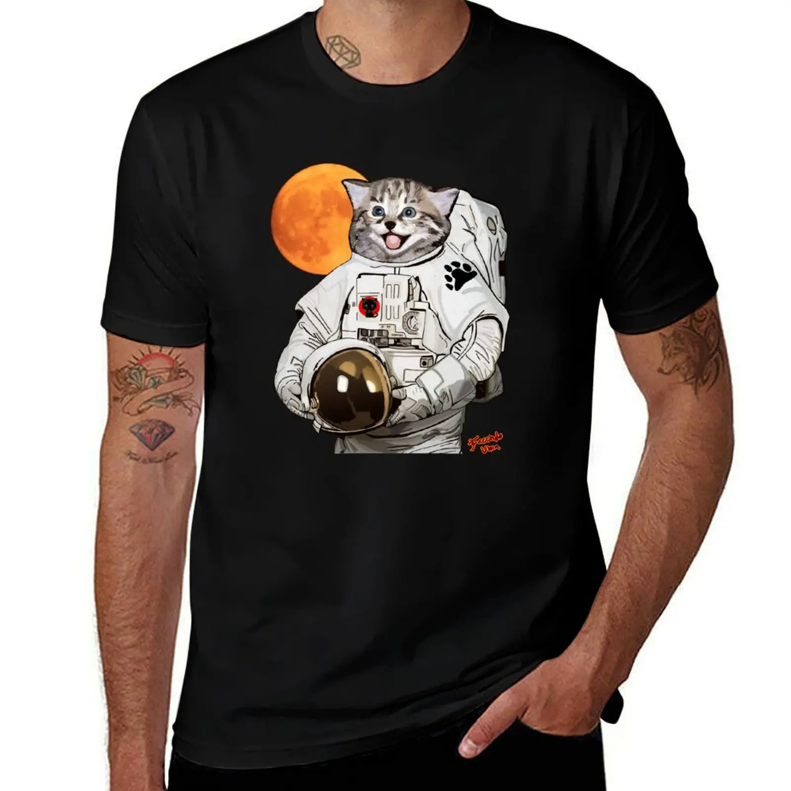 Carlos the Catstronaut T-Shirt Performance Dry Fit T-Shirt