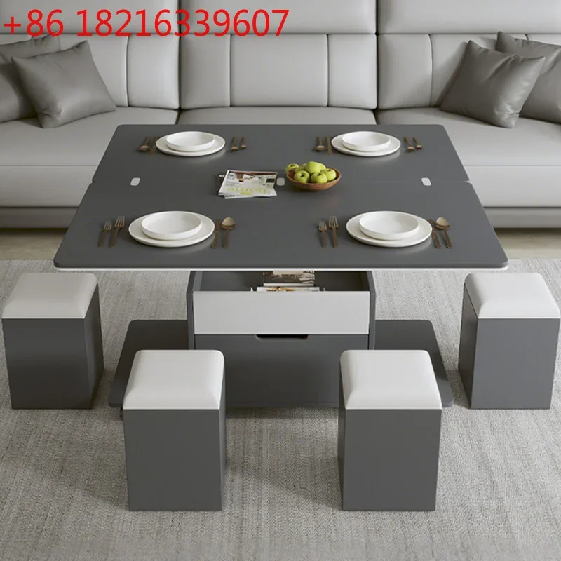 YAO Modern Multifunction Coffee Tables Lift Top Design Storage Premium Coffee Tables Unique Trendy Mesa Centro Elevable Furnitur