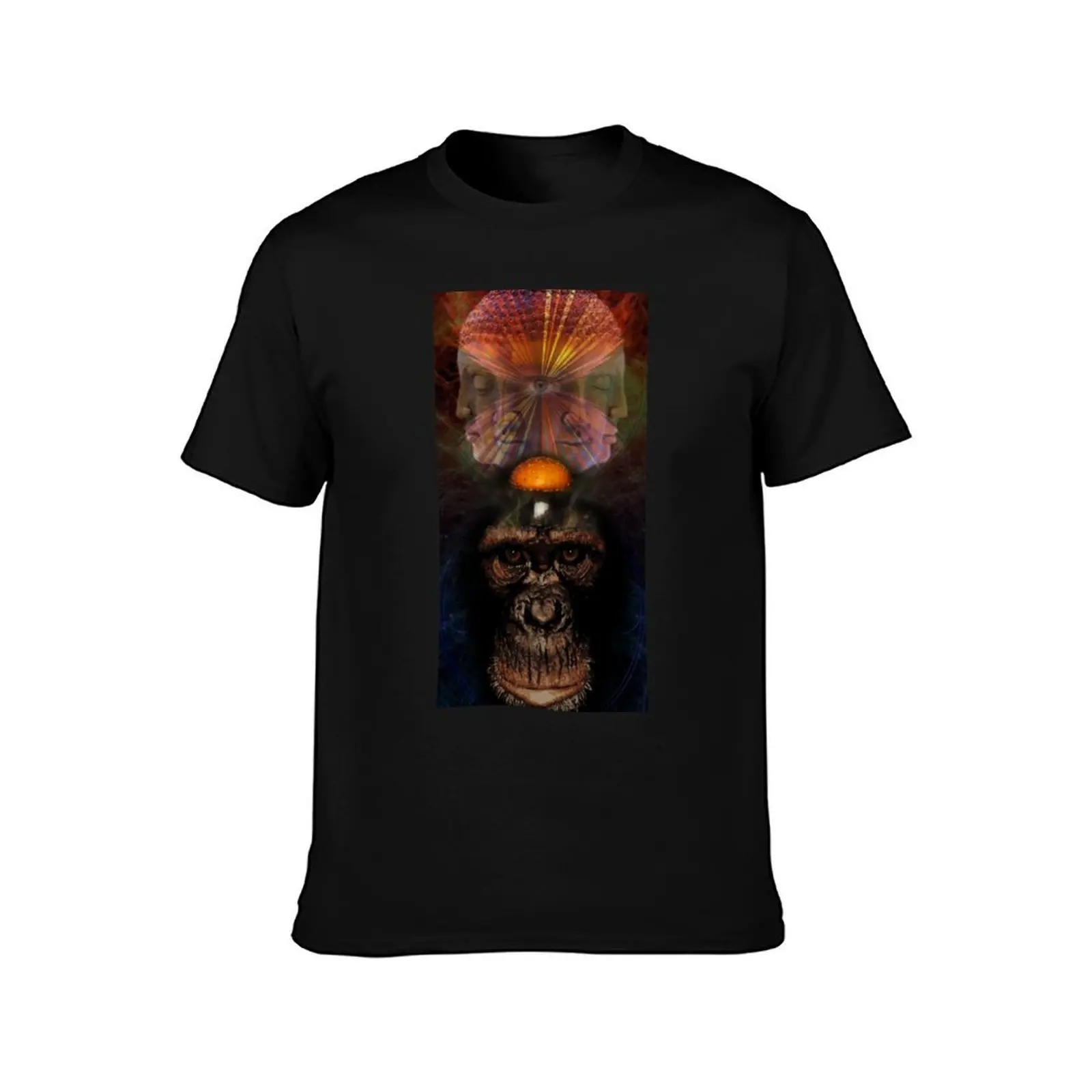 The Higher Primate T-Shirt Basic Lightweight Short Sleeve Tee T-Shirt