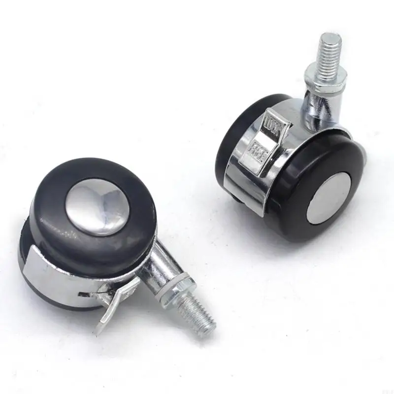 

652F Soft Safe Chair Rollers Office Mute Chair Caster Replacement for Desk Floor Mats Furniture Hardware Universal
