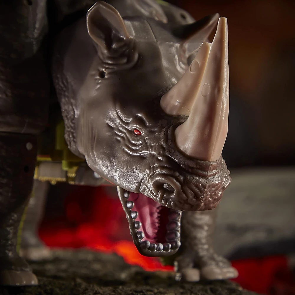 [In-Stock] Hasbro Transformers War for Cybertron Kingdom Rhinox 18cm Voyager Class Original Anime Figure Model Collection Toys