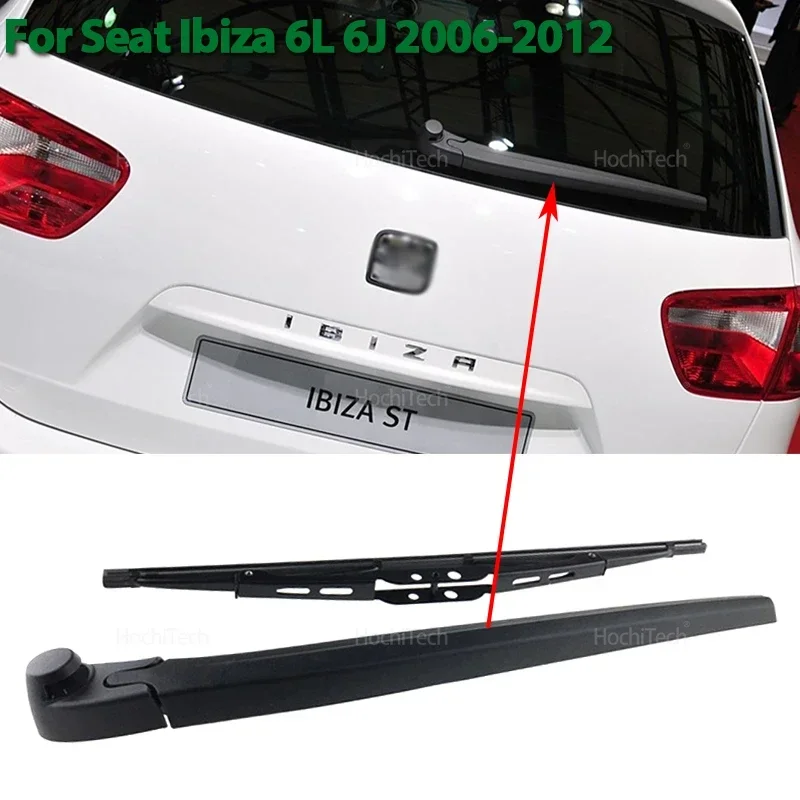 Tailgate Rear Windshield Wiper Arm Blade Replacement for Seat Ibiza 6L 6J 2006-2012 5P0955707B Car Rain Brush Accessories