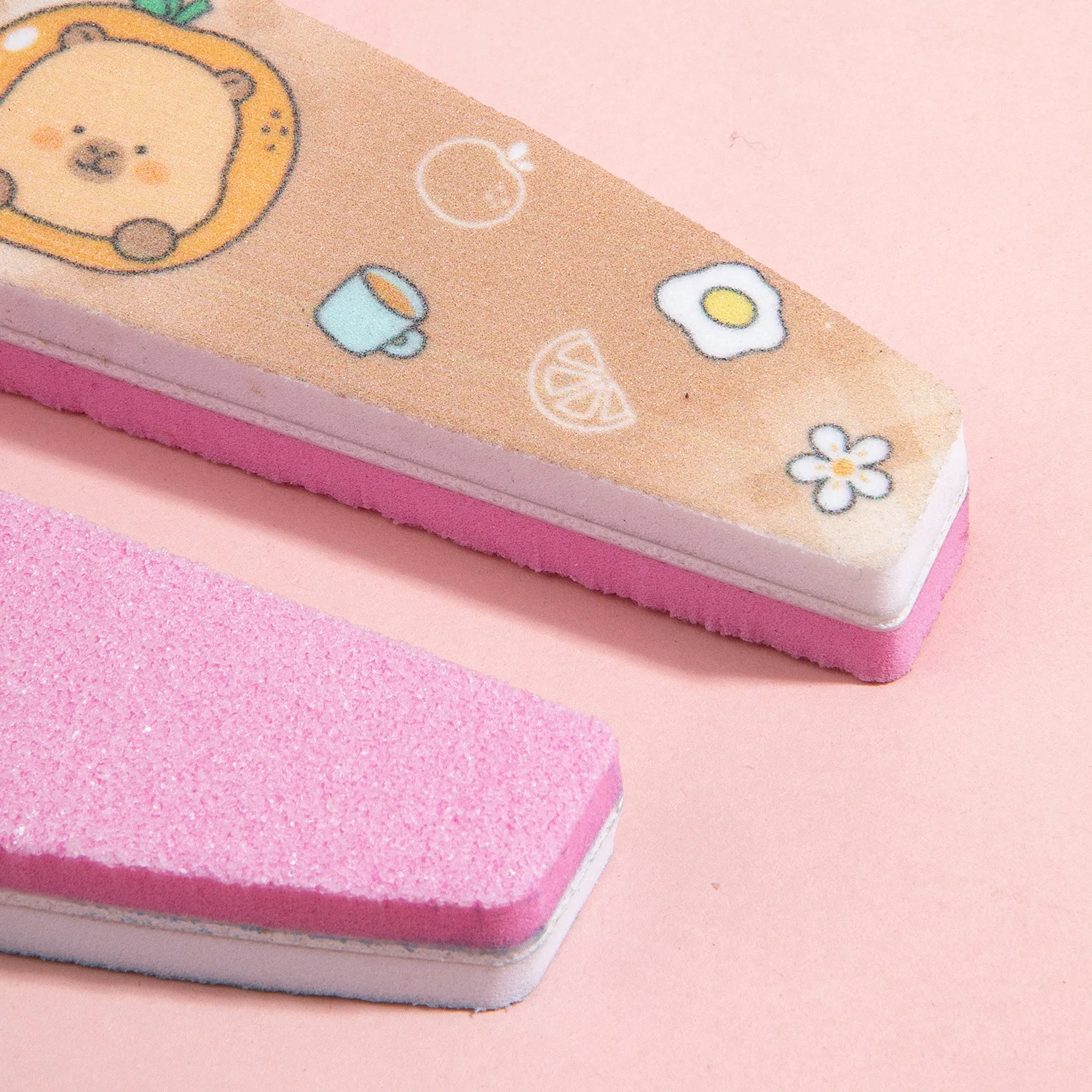 5 ชิ้น/ล็อตเล็บแฟ้ม Capibala ผสมสี 100/180 กรวด Professional กระดาษทราย Cuticle Remover บัฟเฟอร์ไฟล์เล็บชุดเครื่องมือ