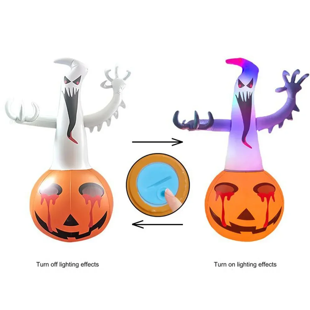 Halloween Party Decoration Halloween Decoration Easy To Use Eye-Catching Design Firm PVC Materials Glowing Effect