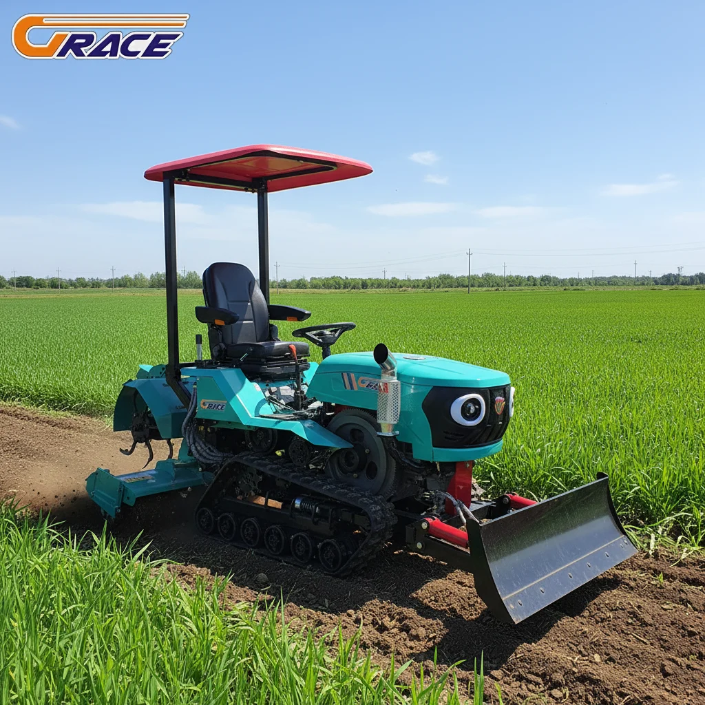 Customize Small Agricultural Tractor 4WD Mini Tractor for Farm Landscaping