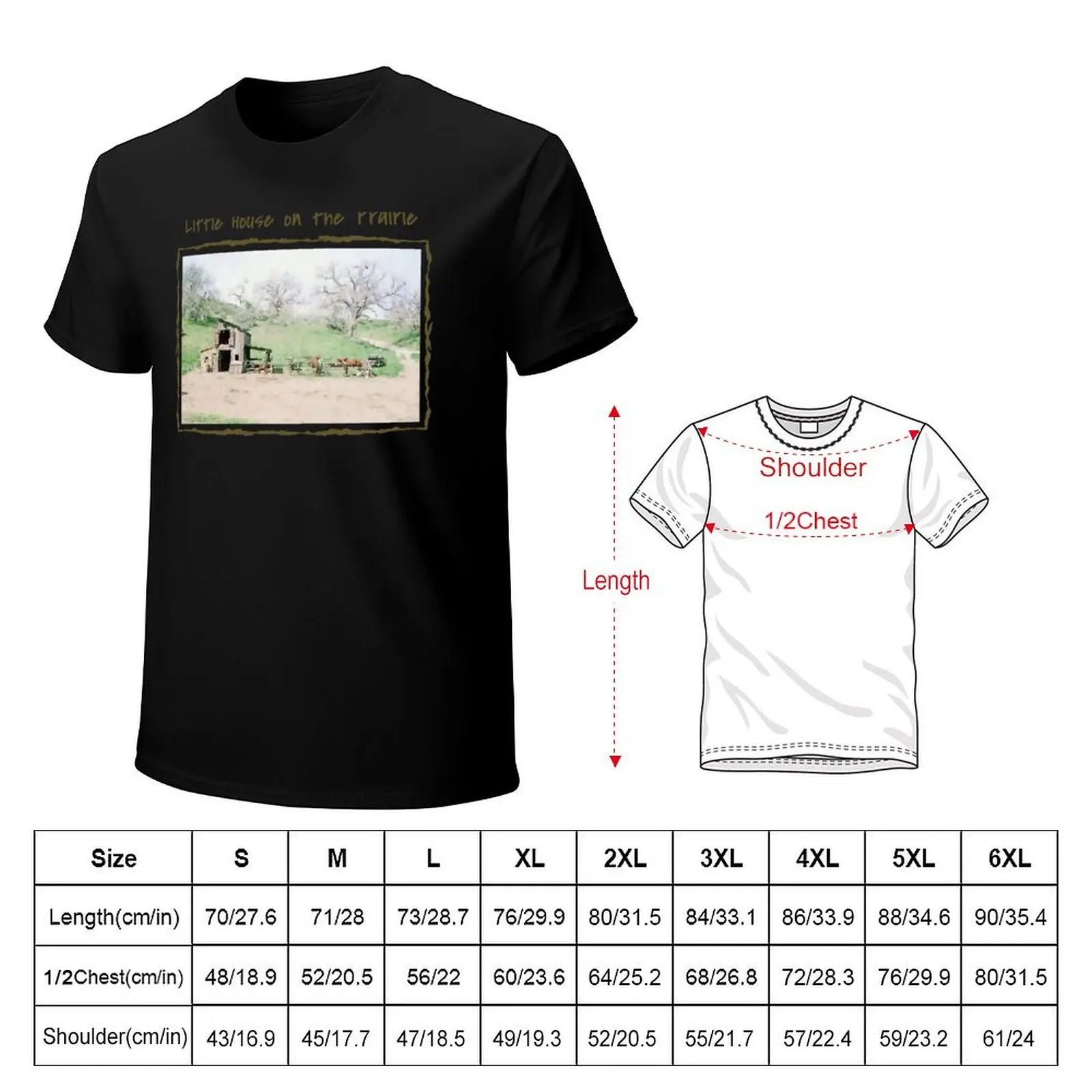 Little House on the Prairie Barn T-Shirt graphic t shirts for man T-Shirt