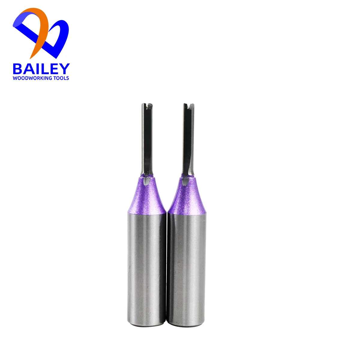 BAILEY 1PC 4/4.5mm Shank Straight Bit Carbide Cutter CNC Milling Tool Engraving Bit Milling Cutter Woodworking Tool