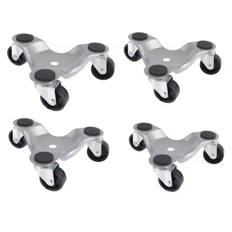 ABVJ-Triangular Iron For Cabinet Heavy Duty Steel Object Transport Mover Dollies Wheel Heavy Object Mover Furniture