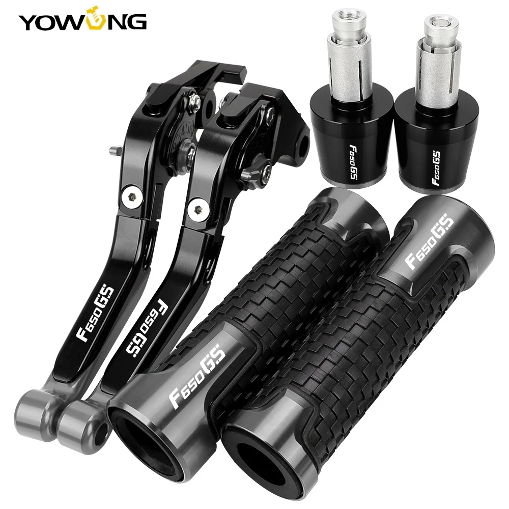 

For BMW F650GS 2008 2009 2010 2011 2012 Motorcycle Brake Clutch Levers f 650 gs Adjustable Extendable Handlebar Grips Ends