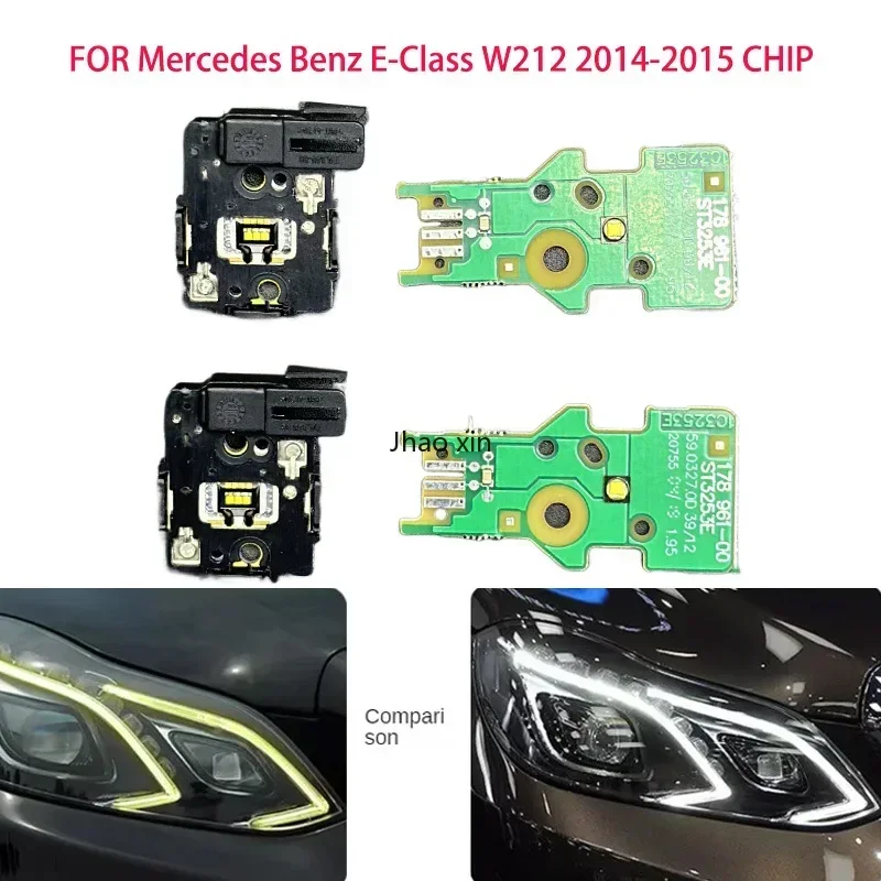 White Light For Mercedes Benz E-Class W212 2014-2015 Car Headlights DRL Chip Ballast Circuit Board Light Source Board Fittings