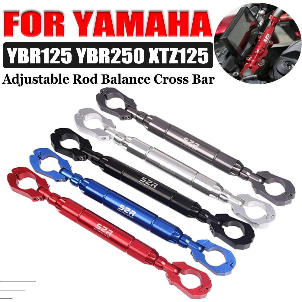 For Yamaha YBR125 ED XTZ YB 125 XTZ125 YBR125K Motorcycle Accessories Adjustable Rod Balance Cross Bar Handle Reinforce Gripsy