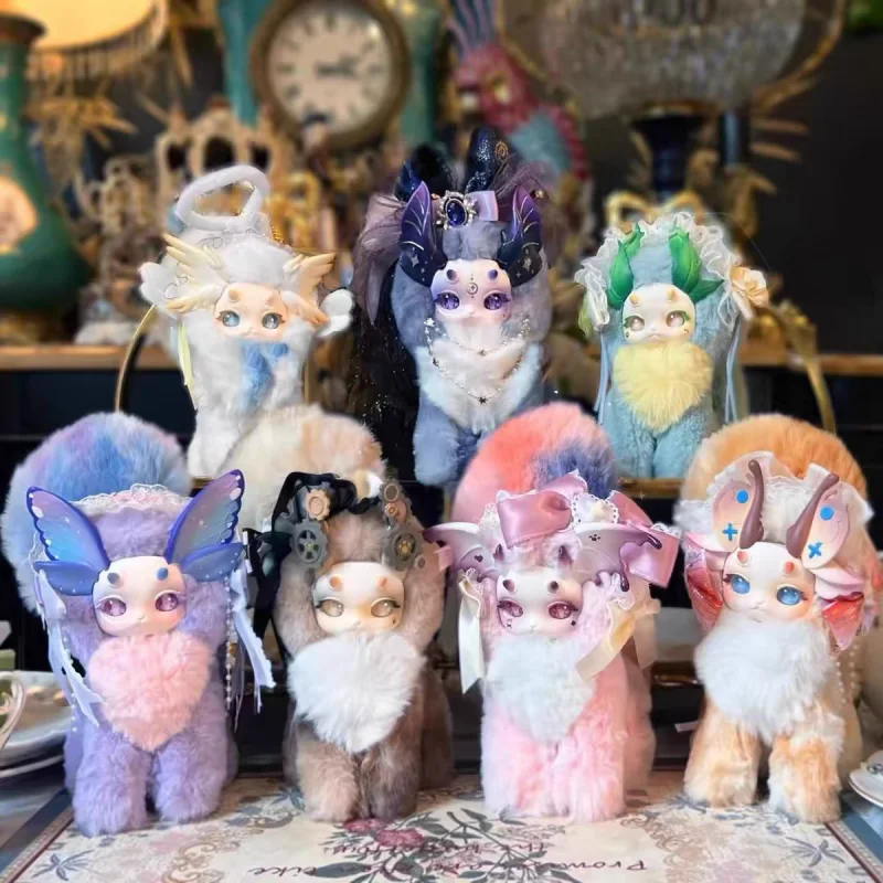 Original Tutulong Fantasy Forest Tea Party Cat Cat Blind Box  Random Box Mystery Surprise Box Rabbit Dragon Toy Birthday Gifts