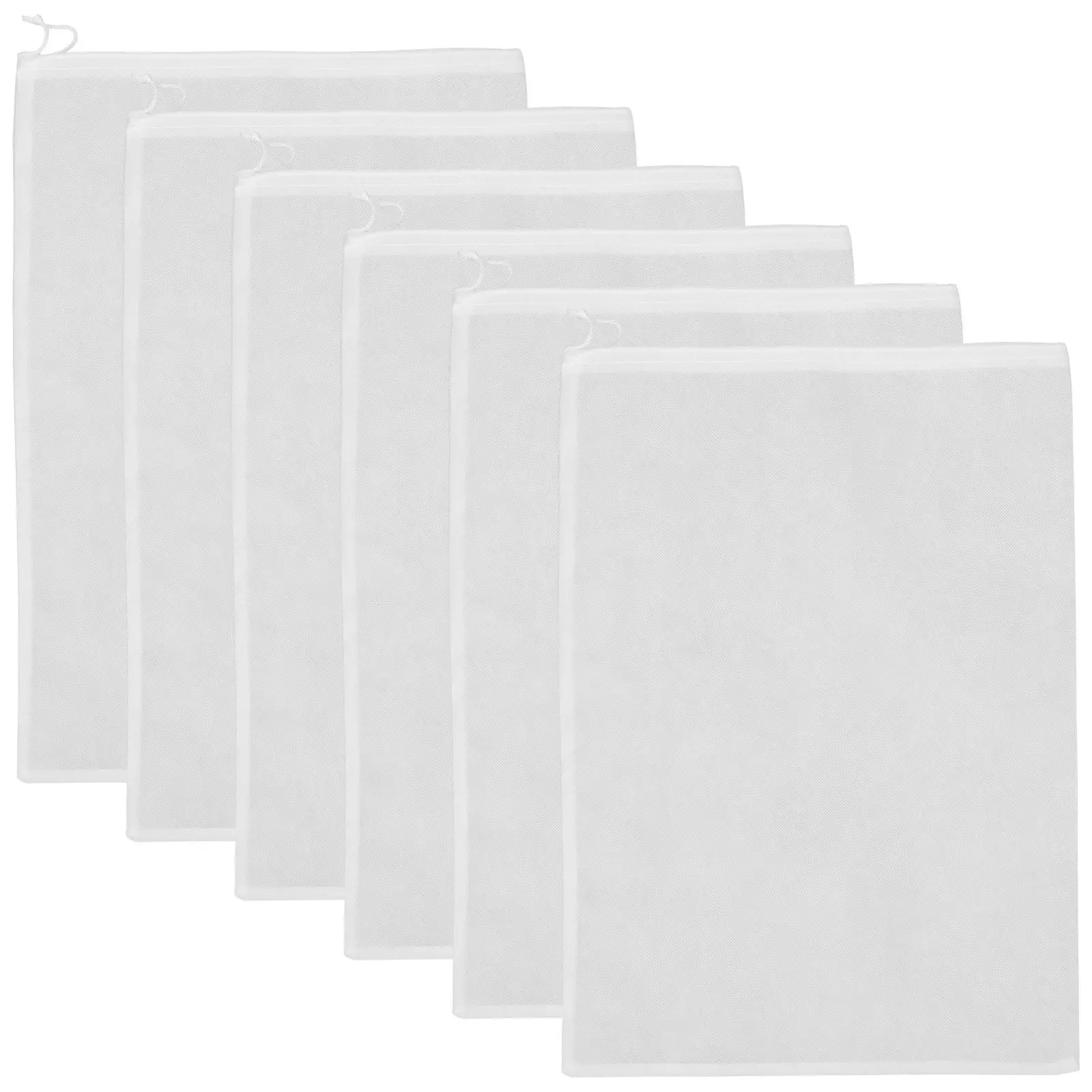 

Набор из 6 дорожных пылезащитных мешков для обуви на шнурке, складные, легкие, портативные, многоразовые органайзеры для хранения обуви