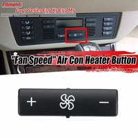 1X Car Climate Control Panel Button Switch Key Caps Air Control Fan Speed Heater for -BMW 5 Series E39 X5 E53 M5