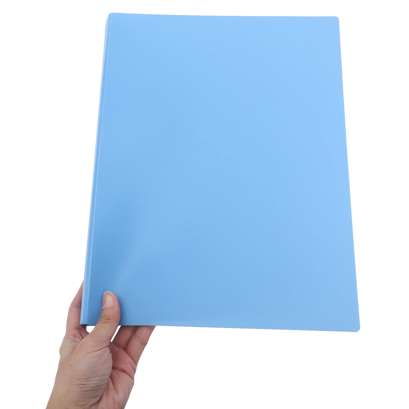 

Gradient Color A4 Document Folders Transparent Cover Files Organizer Blue PP Student Supplies Lightweight Portable Art Storage