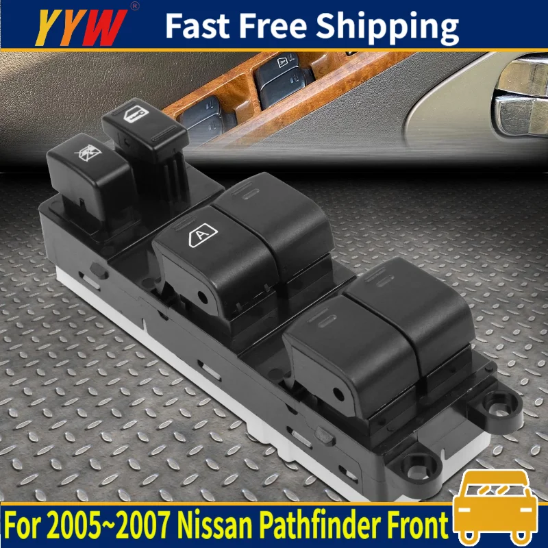 

Car Window Control Switch Panel For 2005 2006 2007 Nissan Pathfinder Left Driver Side Master Power Window Control Switch