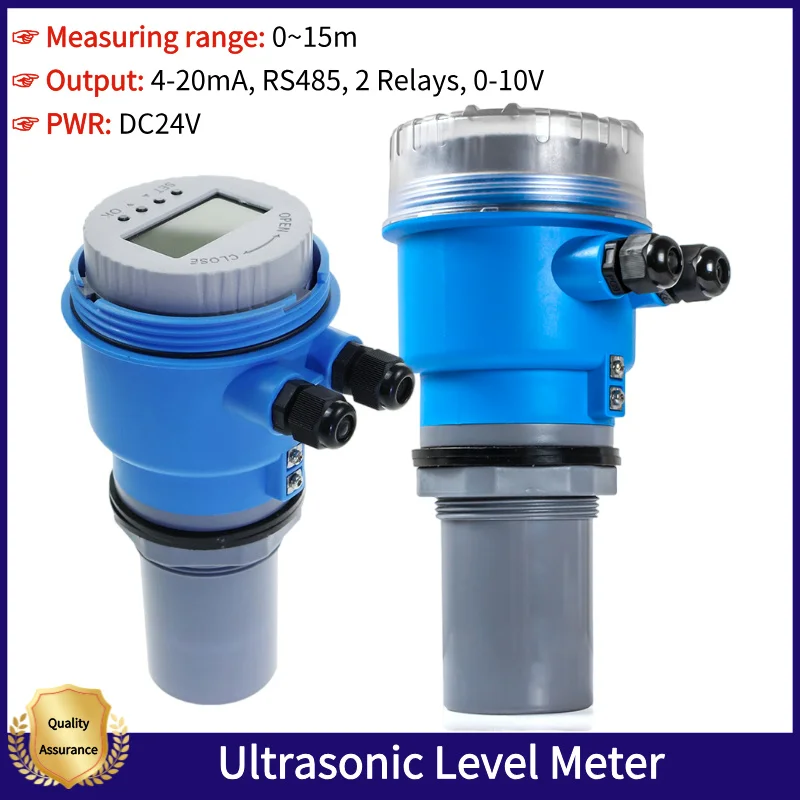 

4-20ma RS485 3m 5m 8m 10m 15m Noncontact Ultrasonic Level Meter Oil Diesel Fuel Tank Level Sensor Liquid Water Level Transmitter