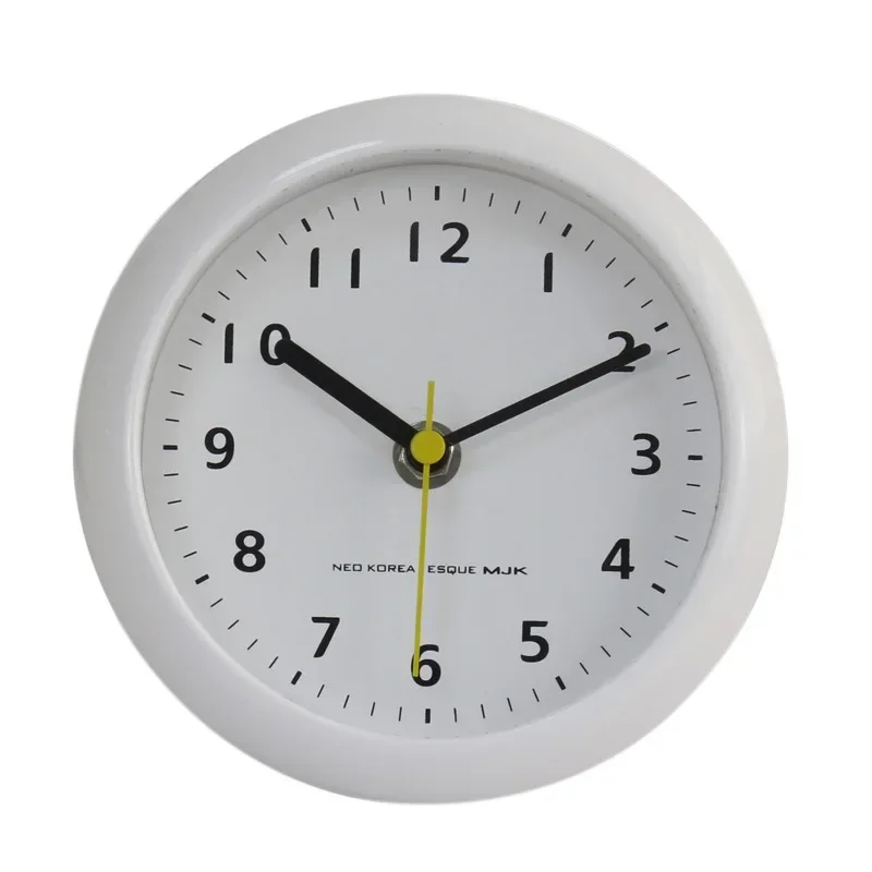 Waterproof Bathroom Wall Clocks Suction Cup Refrigerator Small Clock Digital Mute Precision Table Clock Creative Home Ornaments