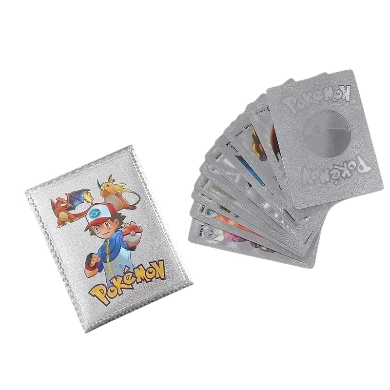Pakem Card New Box Gold Silver Black Vmax GX V Card Collection Battle Colorful Card English / Spanish Child Toy Christmas Gift view 3