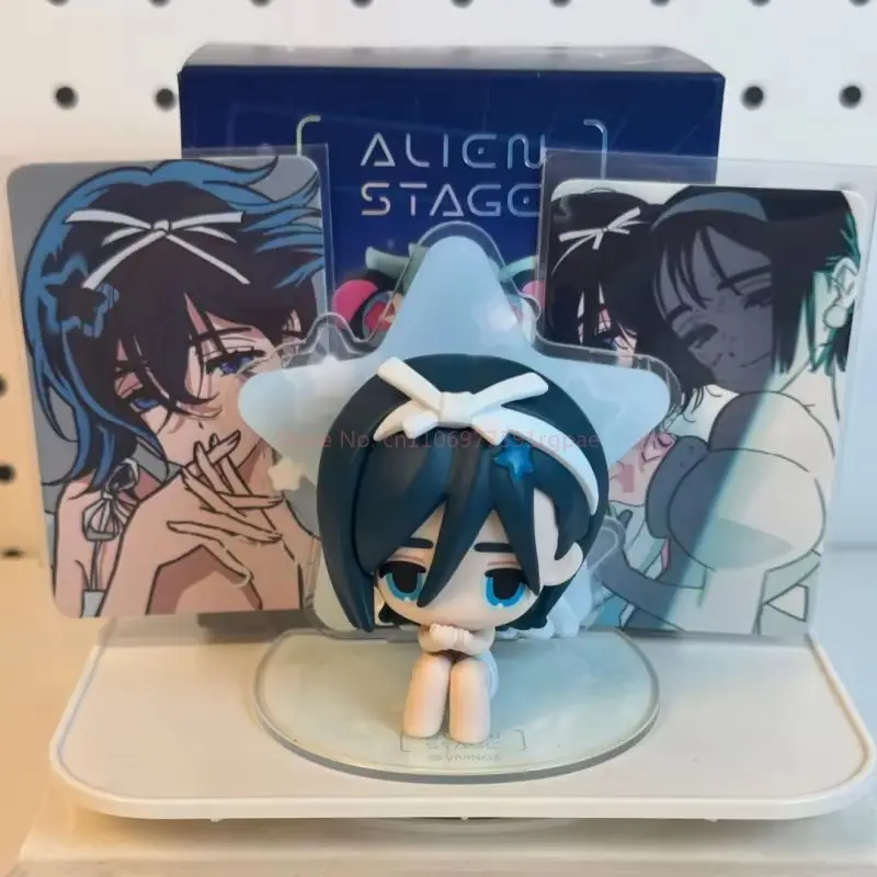 Spot alienígena palco caixa cega mizi seu ivan até luka hyuna alienígena série de palco anime figura caixa mistério decoração desktop brinquedo presente