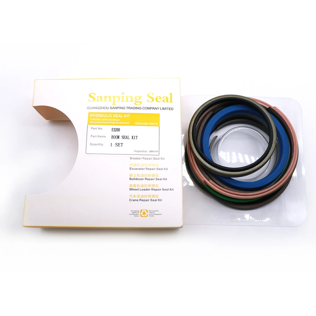 E320D Arm Boom Bucket Excavator Hydraulic Cylinder Seal Kit