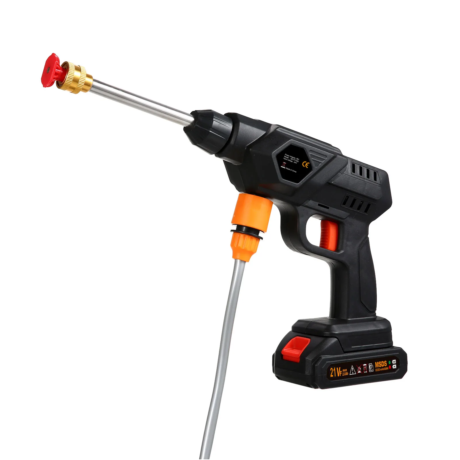 

Автомобильная мойка высокого давления с аккумулятором и автомойкой Беспроводная мойка мощностью 60 бар 300 Вт Мойка высокой мощности Портативная автомойка