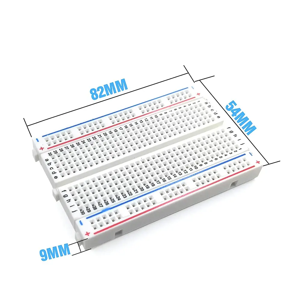 400 Tie Points PCB Breadboard Power Board Mini Test Protoboard For DIY Bus Test Circuit Board